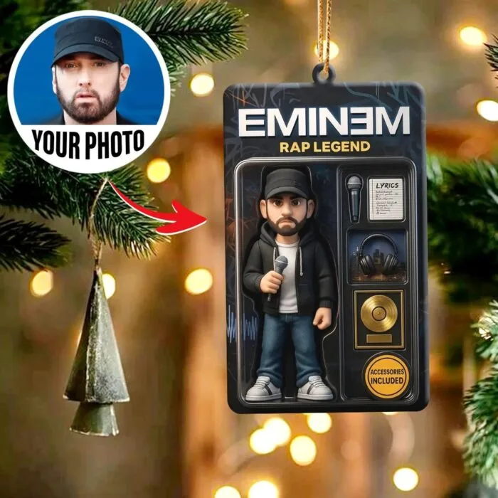 Personalized Rapper Ornament – Custom Name & Year Keepsake | Personalized Ornament