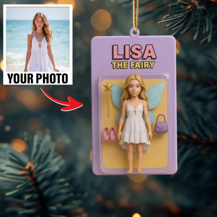 Personalized IT Girl Photo Christmas Decor – Custom Name Keepsake | Personalized Custom