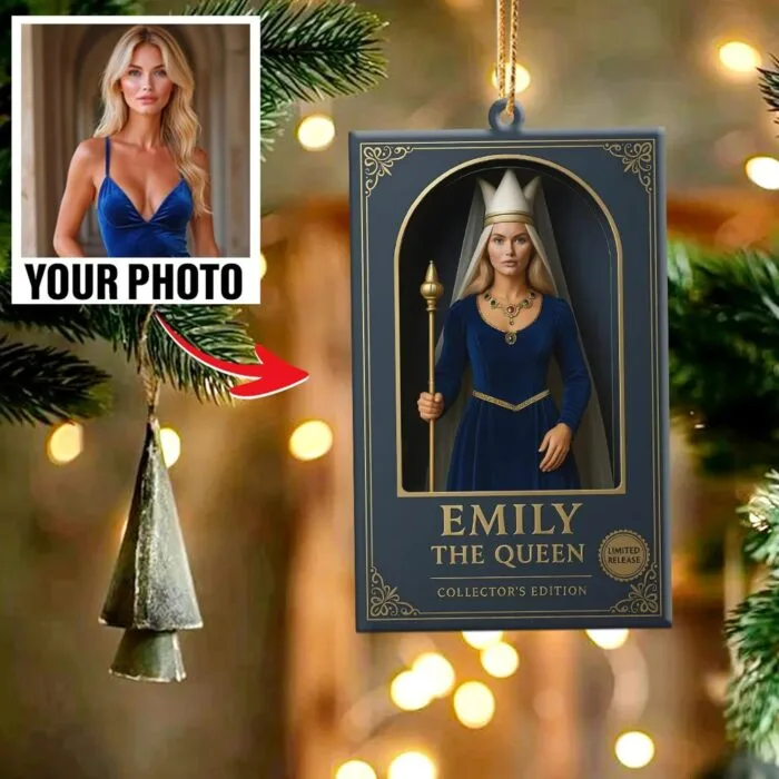 Collectors Edition 2D Flat Printing Ornament – Personalized Premium Keepsake | Personalized Ornament